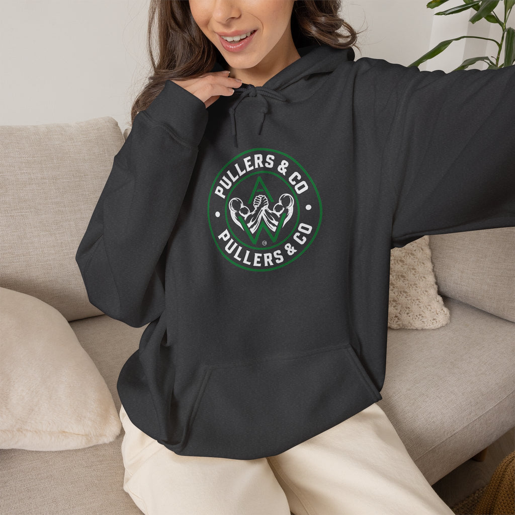 Women's Pullover Hoodie - Circular Logo - UNISEX | Pullers & Co.