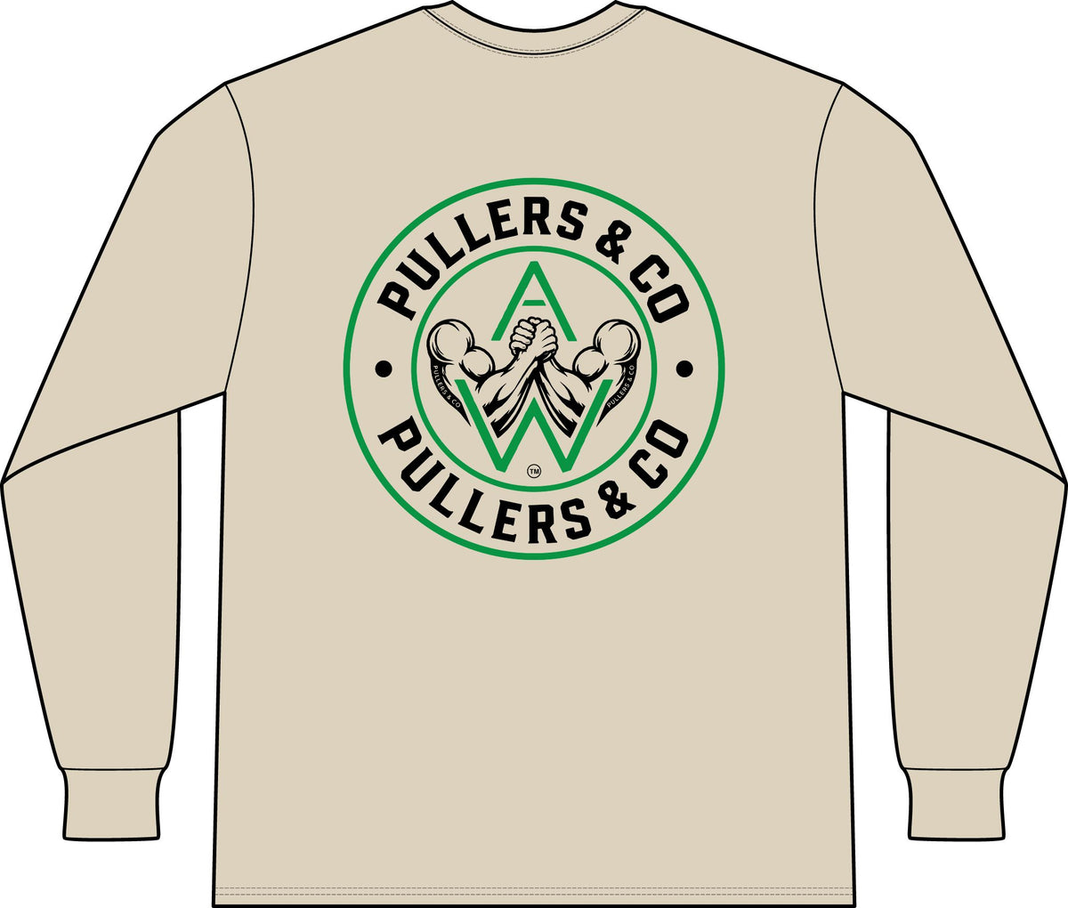 Men's Classic Logo Unisex Long Sleeve T-Shirt | Pullers & Co.