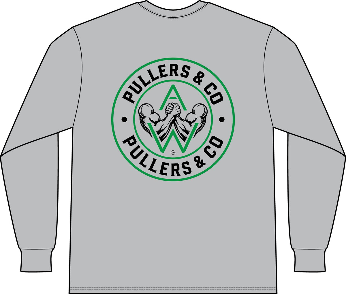 Men's Classic Logo Unisex Long Sleeve T-Shirt | Pullers & Co.