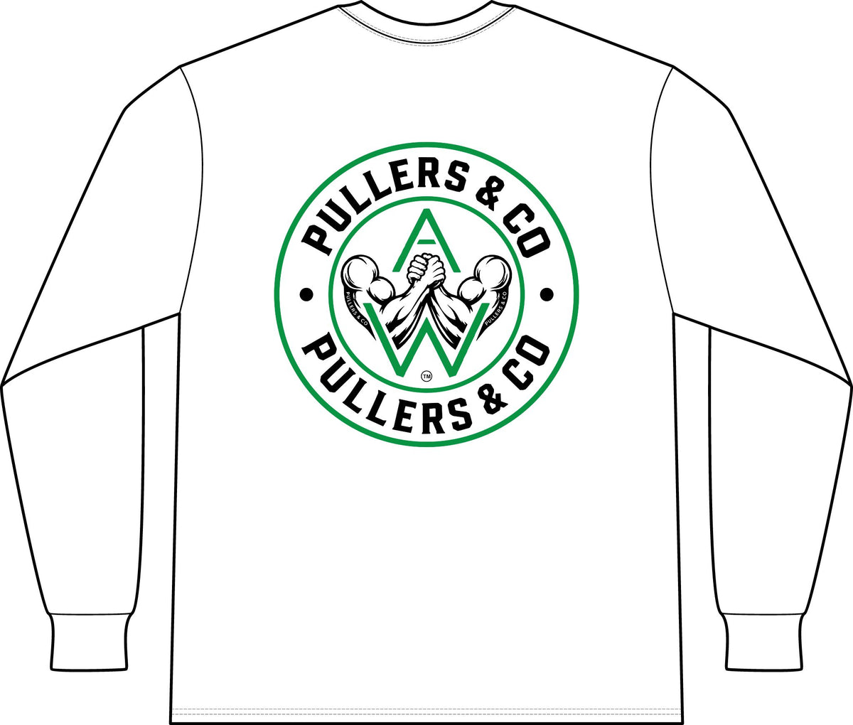 Men's Classic Logo Unisex Long Sleeve T-Shirt | Pullers & Co.