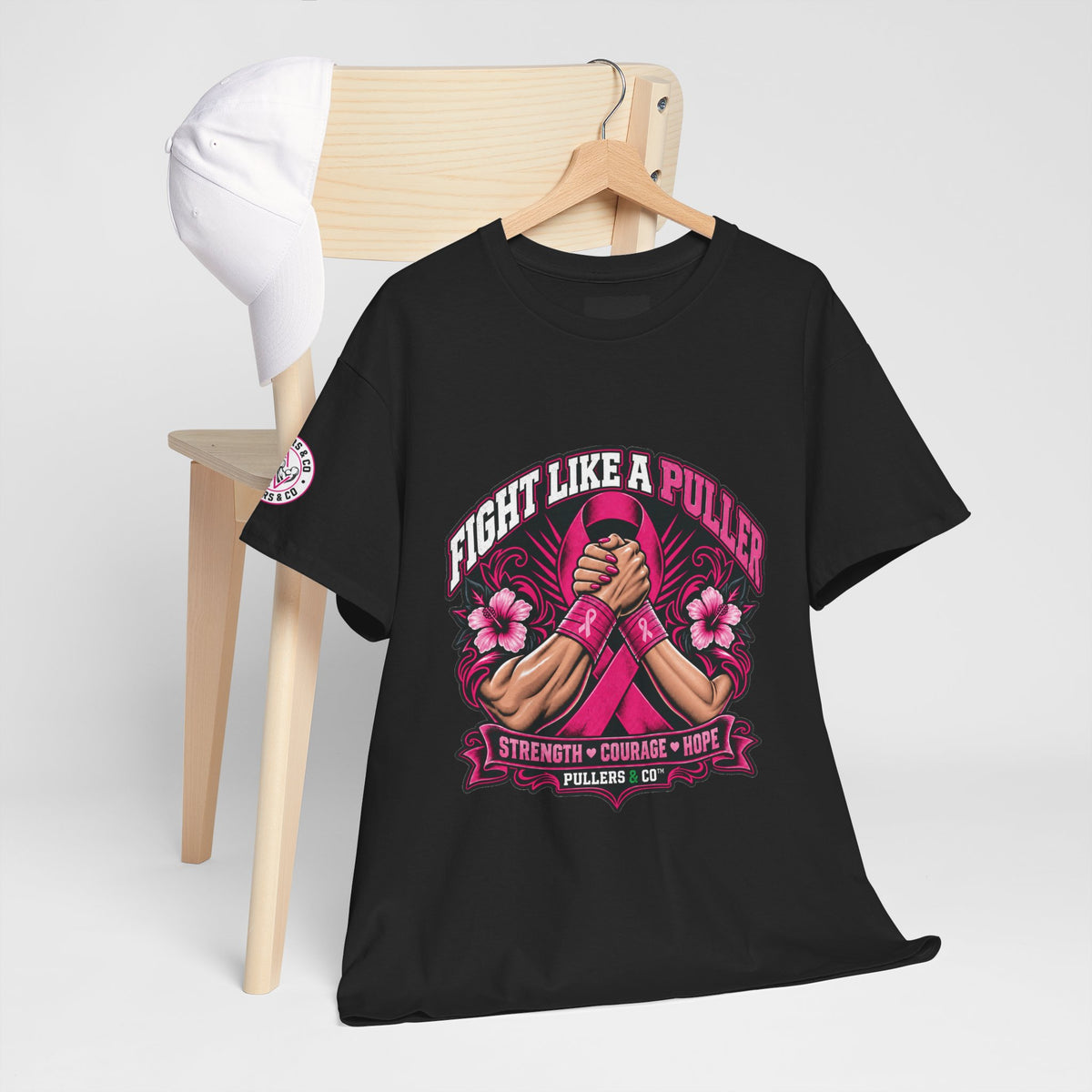 Fight Like a Puller Breast Cancer Awareness T-Shirt | Pullers & Co.