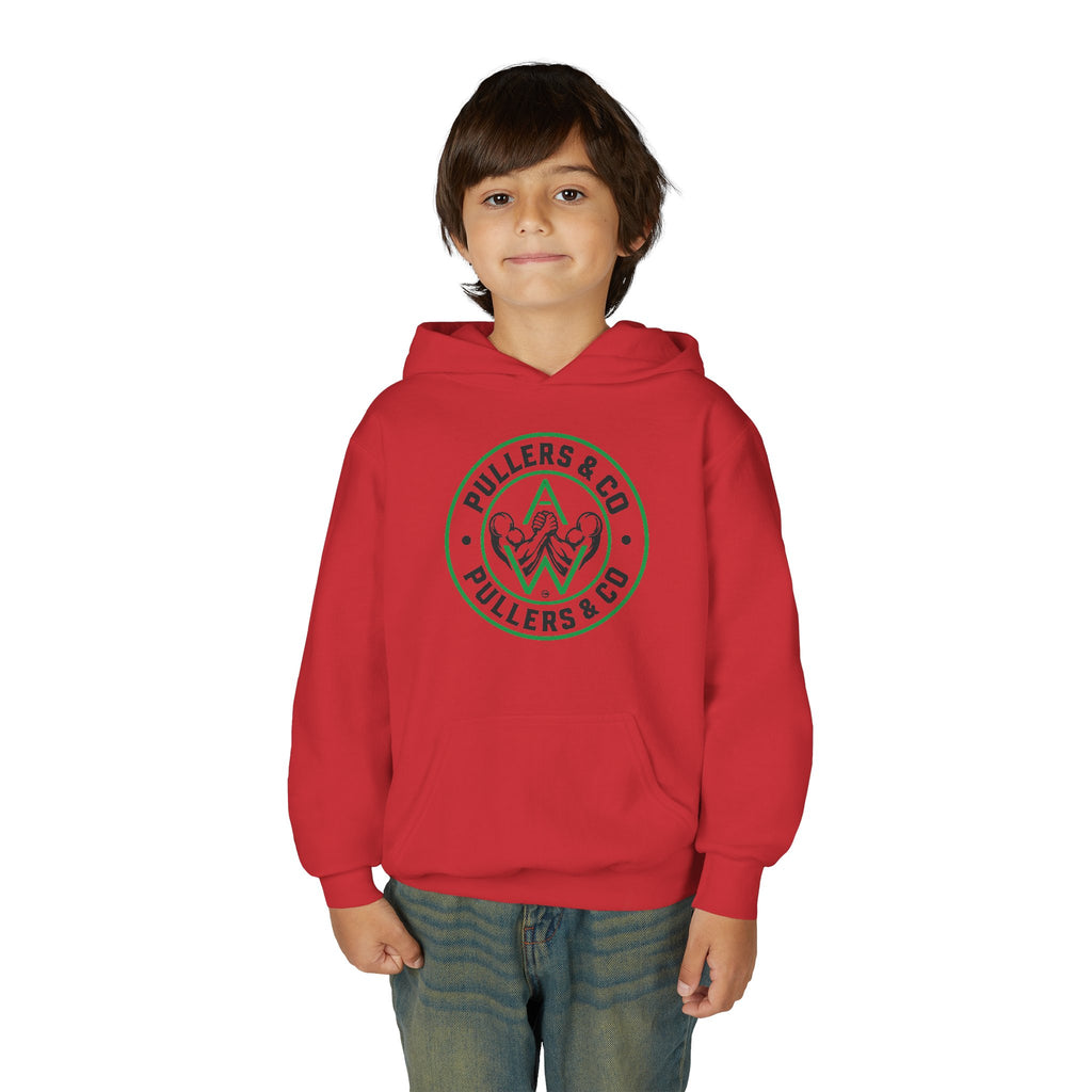 Youth Pullover Hoodie - Circular Logo - UNISEX | Pullers & Co.