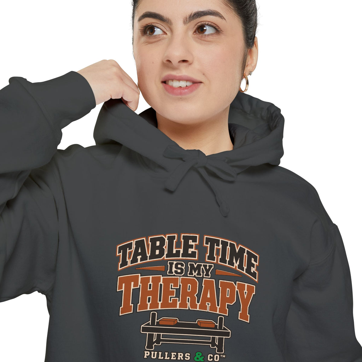 Table Time Is My Therapy Arm Wrestling Hoodie Unisex | Pullers & Co.
